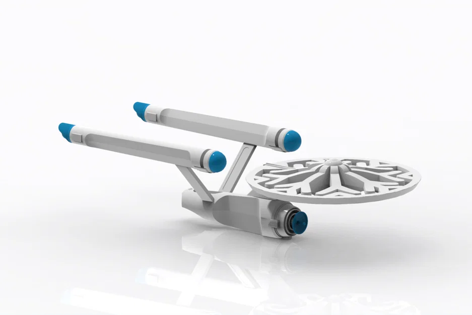 Snowship Enterprise – Ornament mùa đông phong cách USS Enterprise - Image 7