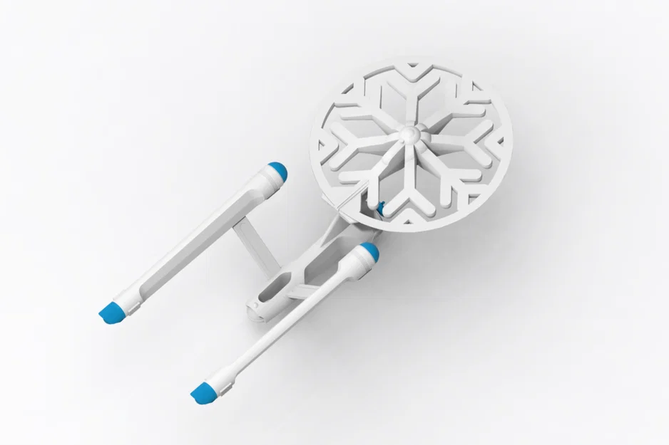 Snowship Enterprise – Ornament mùa đông phong cách USS Enterprise - Image 8