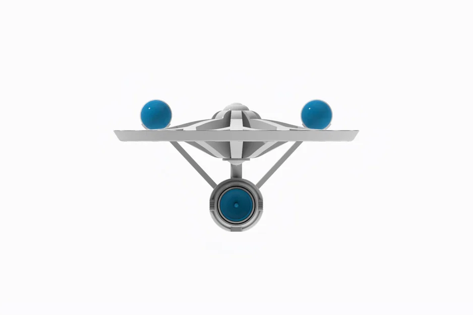 Snowship Enterprise – Ornament mùa đông phong cách USS Enterprise - Image 9