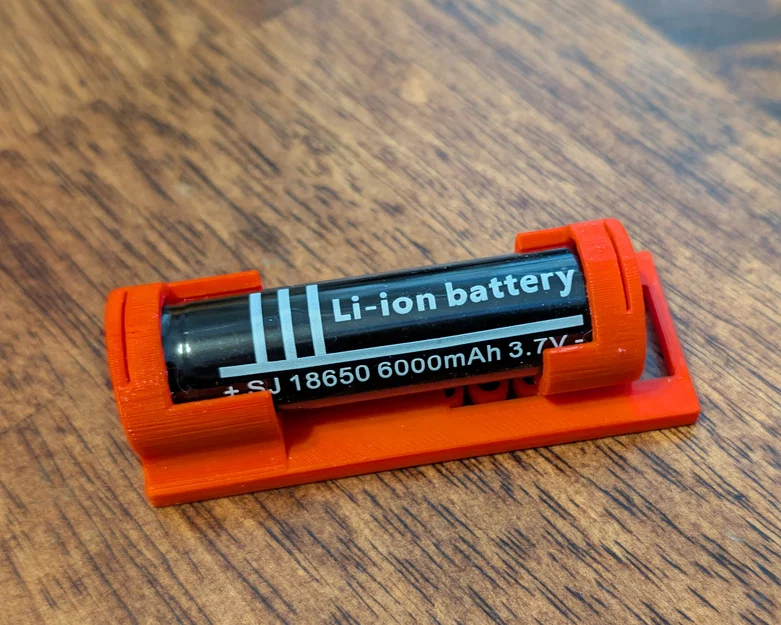 Giá đỡ pin 18650 chắc chắn (Sturdy 18650 Battery Holder) - Image 1