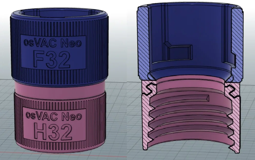 osVAC neo F32H32-withSlipring + step + Fusion 360 - Image 1