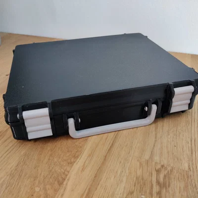 Hộp Rugged Gridfinity Có Tay Cầm (Parametric)