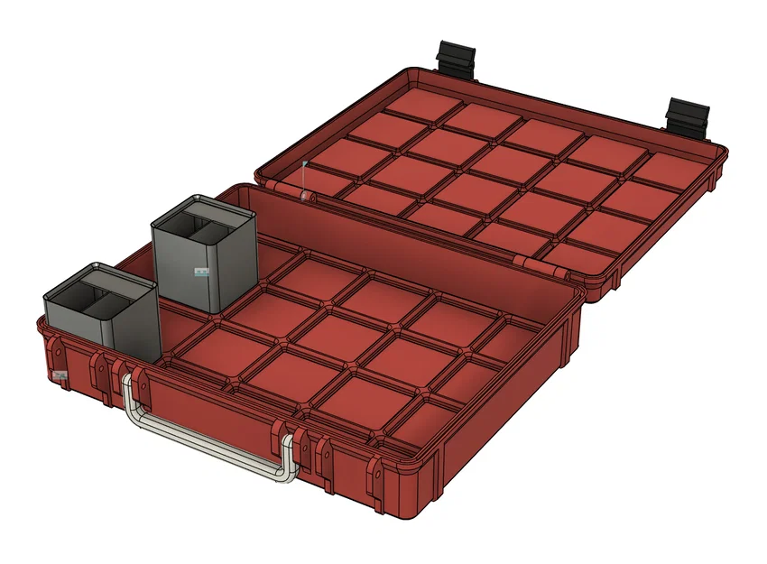 Hộp Rugged Gridfinity Có Tay Cầm (Parametric) - Image 3