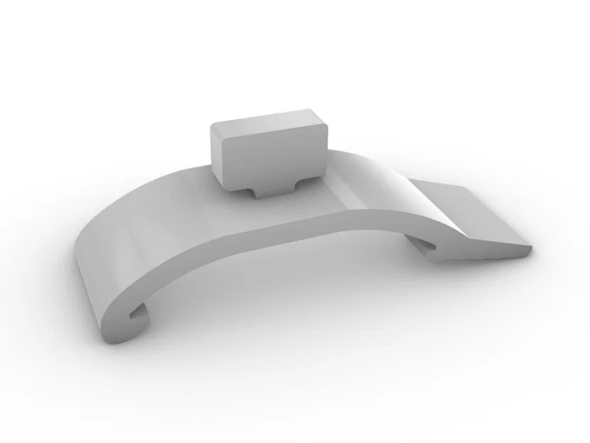 Phụ kiện gắn rèm cuốn cho ray rèm thường (adaptor bracket/curtain track holder) - Image 1