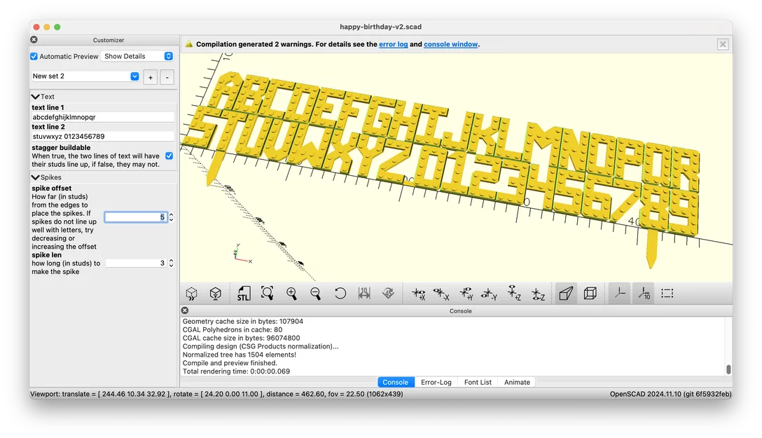 Tuỳ chỉnh Cake Topper Happy Birthday - Phong cách Lego - Image 3