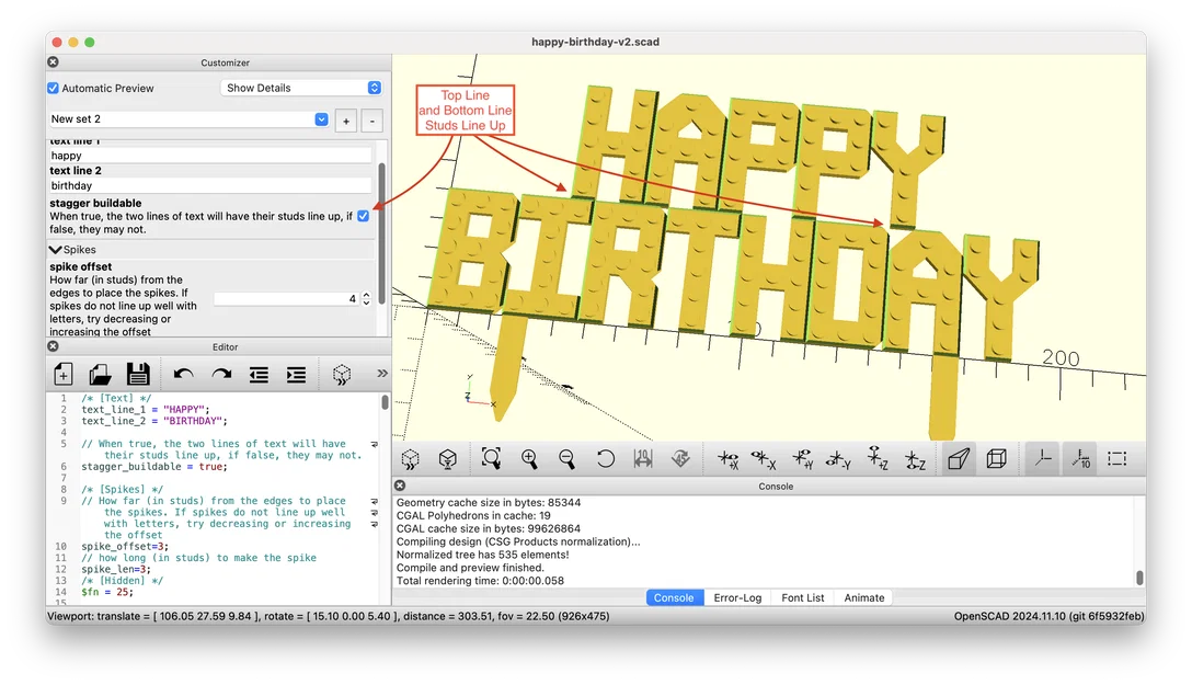 Tuỳ chỉnh Cake Topper Happy Birthday - Phong cách Lego - Image 5