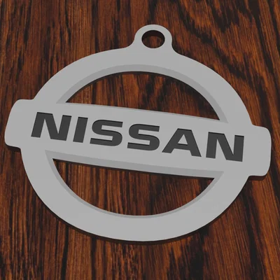 Móc khóa logo Nissan in 3D - Phụ kiện nhỏ gọn tinh tế cho chủ xe