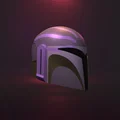 Mũ Mandalorian - Mẫu nữ đơn giản/Night Owl Grunt Helmet - Thumbnail 2