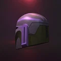 Mũ Mandalorian - Mẫu nữ đơn giản/Night Owl Grunt Helmet - Thumbnail 4