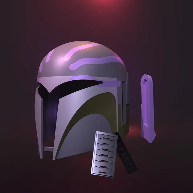 Mũ Mandalorian - Mẫu nữ đơn giản/Night Owl Grunt Helmet - Image 6