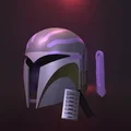 Mũ Mandalorian - Mẫu nữ đơn giản/Night Owl Grunt Helmet - Thumbnail 6