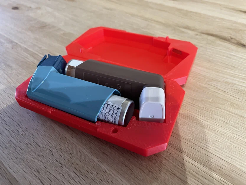 Hộp đựng 2 ống hít hen suyễn (Dual Asthma Inhaler Case) - Image 1