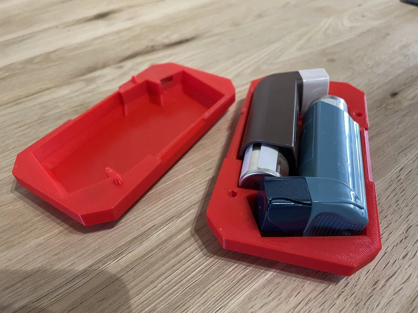 Hộp đựng 2 ống hít hen suyễn (Dual Asthma Inhaler Case) - Image 4