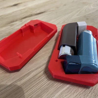 Hộp đựng 2 ống hít hen suyễn (Dual Asthma Inhaler Case)