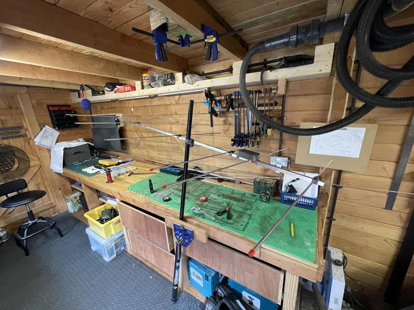 Bộ phận anten Yagi Uda di động (Portable Yagi Uda Antenna Parts) - Image 5