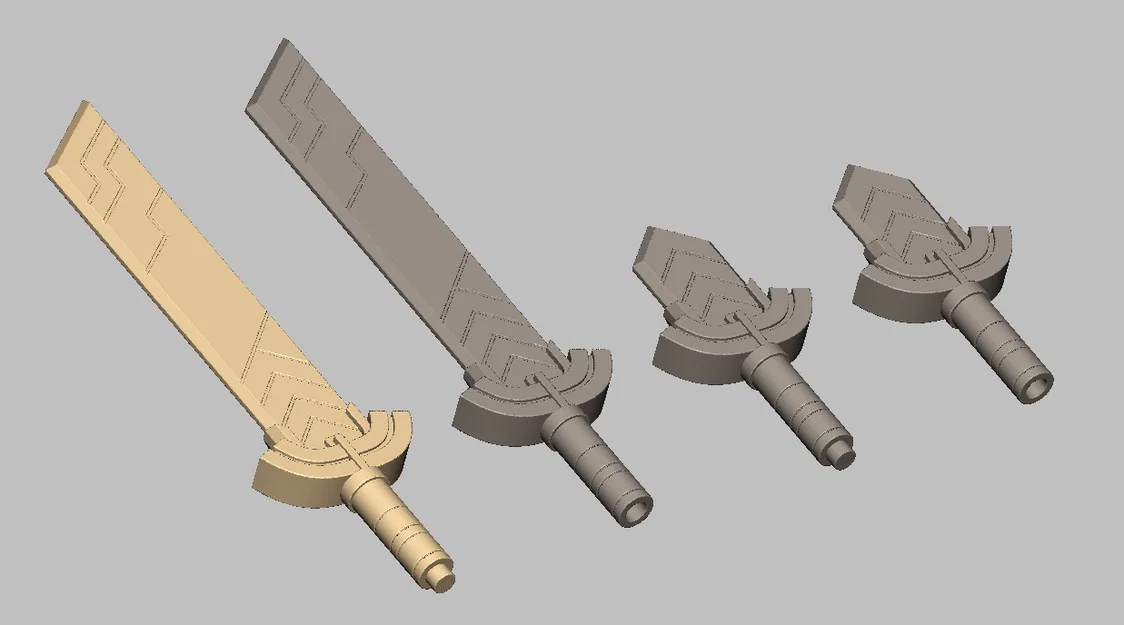 Mô hình kiếm 3D tùy chỉnh cho SS Sentinel Prime - Image 1