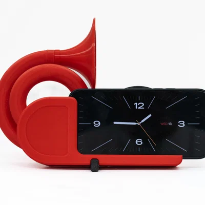 Giá đỡ sạc – Âm thanh retro “xịn” đúng kiểu radio đồng hồ