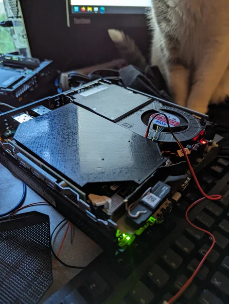 Lenovo Tiny Fan Shroud – Ống gió gắn quạt 4010 blower làm mát card 10G - Image 3