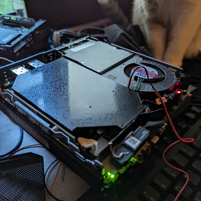 Lenovo Tiny Fan Shroud – Ống gió gắn quạt 4010 blower làm mát card 10G