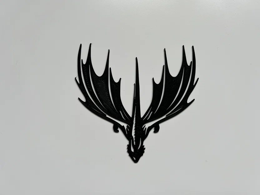 Mô hình trang trí tường rồng Dragon Wall Art #9 in 3D ấn tượng - Image 1