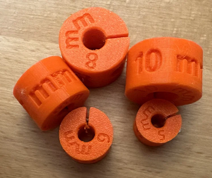 Bộ cữ chặn khoan 3D (Depth Gauge) cho mũi khoan từ 5-14mm - Image 3