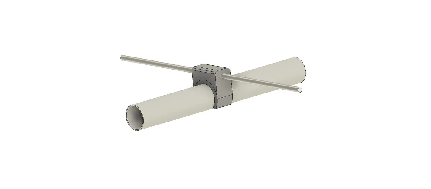 Kẹp (Clamps) cho VHF/UHF ANTENNA PVC BOOM - Image 1
