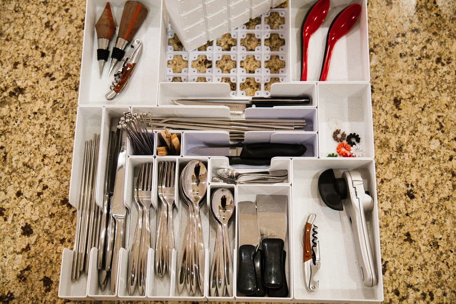 Khay Đựng Dao Muỗng Nĩa Modular Tối Ưu (Ultimate Modular Cutlery Organizer) - Image 2