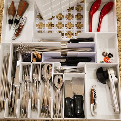 Khay Đựng Dao Muỗng Nĩa Modular Tối Ưu (Ultimate Modular Cutlery Organizer)
