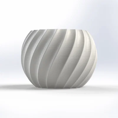 Chậu hoa/Bình hoa thiết kế xoắn ốc (Spiral)