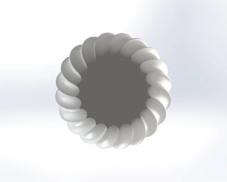 Chậu hoa/Bình hoa thiết kế xoắn ốc (Spiral) - Image 8