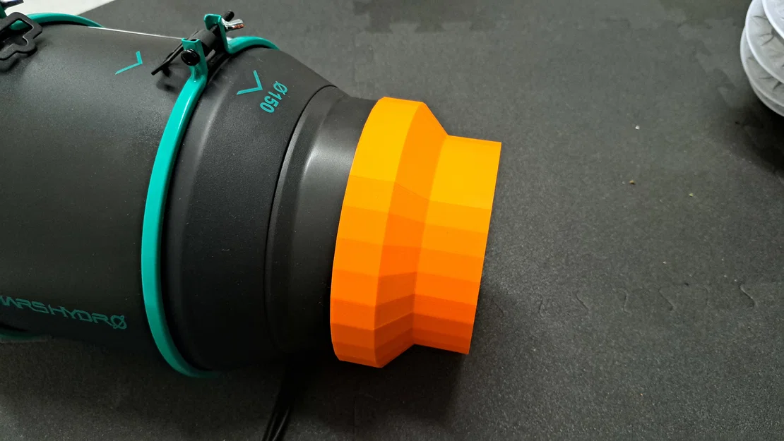 Bộ chuyển đổi ống dẫn khí 150mm sang 125mm cho quạt Mars Hydro - Image 1