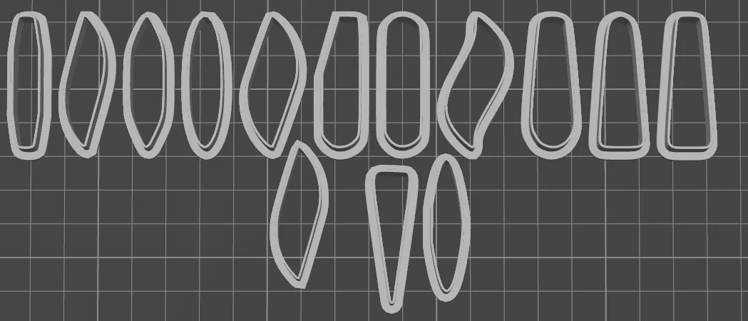 Bộ Khuôn Cắt Đất Sét Polymer Hình Học Dành Cho Thủ Công - Image 1