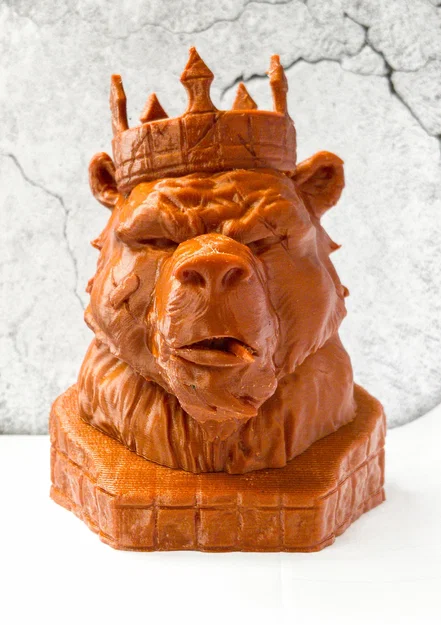 Mô hình 3D Bear the King - Vua gấu oai phong sắc sảo - Image 2