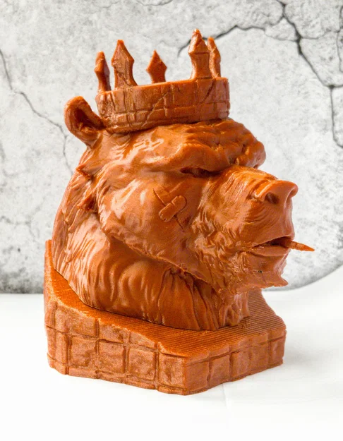 Mô hình 3D Bear the King - Vua gấu oai phong sắc sảo - Image 3