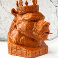 Mô hình 3D Bear the King - Vua gấu oai phong sắc sảo - Thumbnail 3