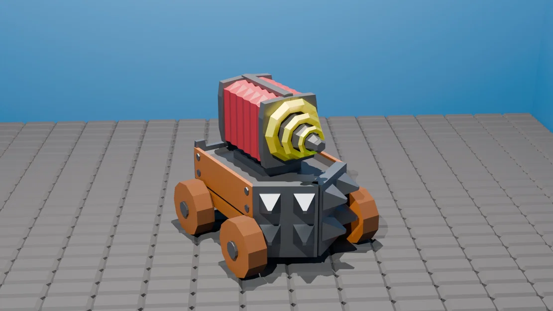 Mô hình Sparky Chispitas trong game Clash Royale in 3D siêu chất - Image 1