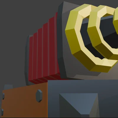 Mô hình Sparky Chispitas trong game Clash Royale in 3D siêu chất