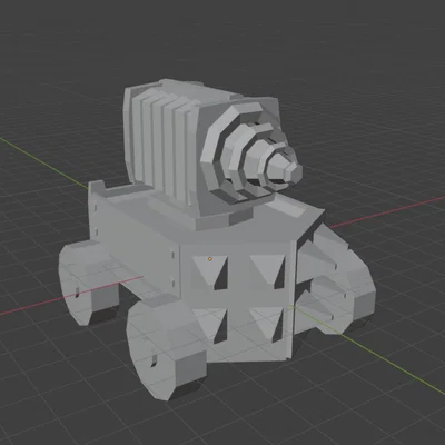 Mô hình Sparky Chispitas trong game Clash Royale in 3D siêu chất