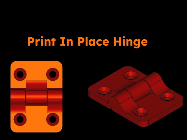 Bản lề in 3D liền khối (Print in Place Hinge) tiện dụng và dễ in - Image 2