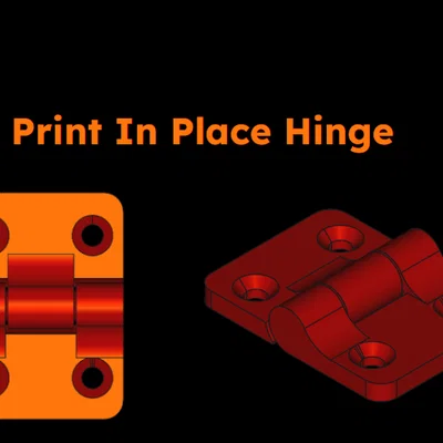 Bản lề in 3D liền khối (Print in Place Hinge) tiện dụng và dễ in