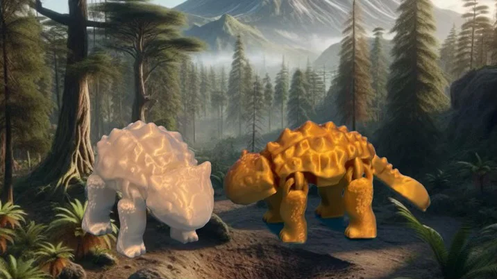 Mô hình khủng long Ankylosaurus con cử động linh hoạt in 3D - Image 5