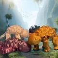 Mô hình khủng long Ankylosaurus con cử động linh hoạt in 3D - Thumbnail 7