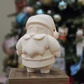 Mô hình Ông già Noel mũm mĩm trang trí Giáng sinh in 3D độc đáo - Thumbnail 2