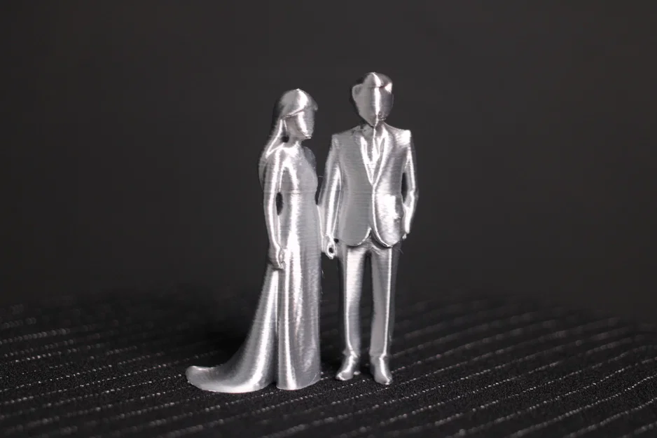 Tượng Cặp Đôi Thanh Lịch - Wedding Cake Topper hoặc Trang Trí - Image 1