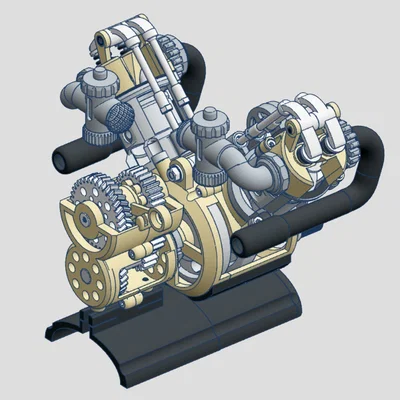 Hộp số (Gearbox) cho “V90 Pushrod OHV Engine”