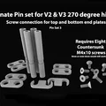 Pin bản lề 270 độ kiểu bắt vít (tùy chọn) cho V2 & V3 - Thumbnail 1
