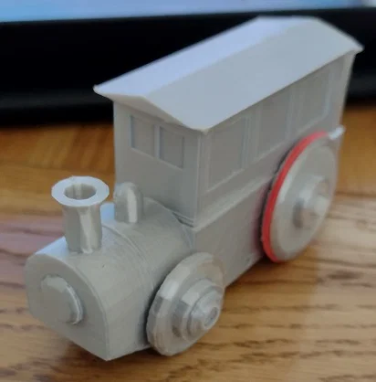 Tàu điện Ikea/Brio in 3D cho đường ray gỗ - Image 21