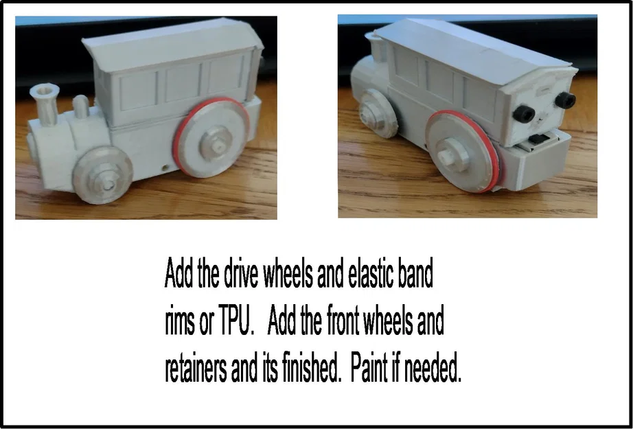 Tàu điện Ikea/Brio in 3D cho đường ray gỗ - Image 23