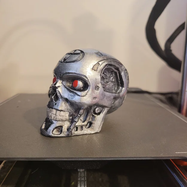 Núm xoay cần số hình đầu lâu Terminator cho Toyota Aygo - Image 2