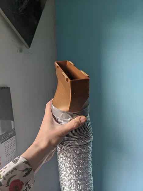 Ống xả máy lạnh ra cửa thông gió cửa sổ cho ống 100mm - Image 2